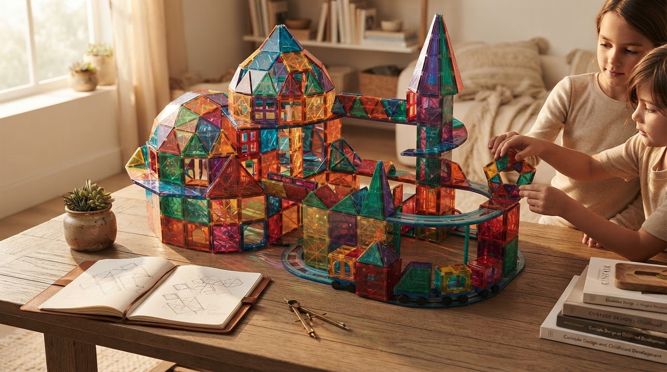 Scaling STEM Magnetic Tiles for Advanced Structural Play