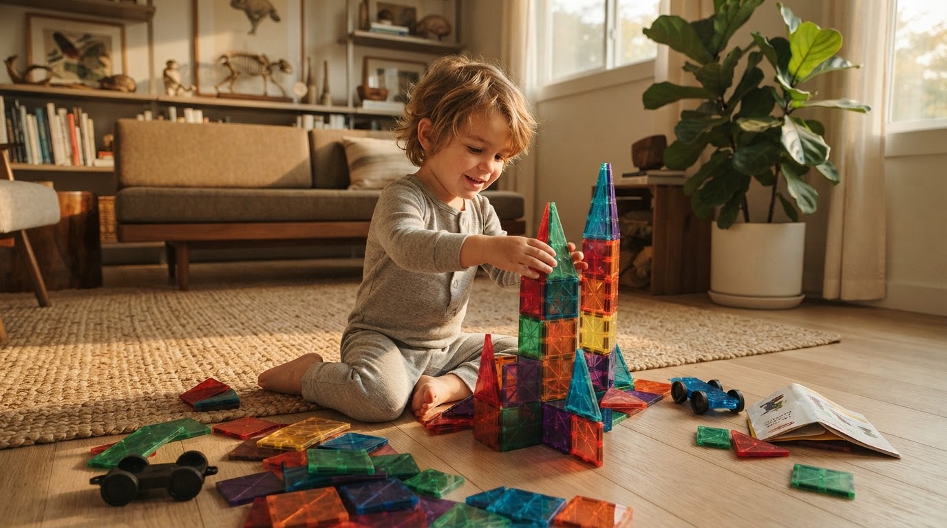 Why are STEM Magnetic Tiles essential open ended toys?
