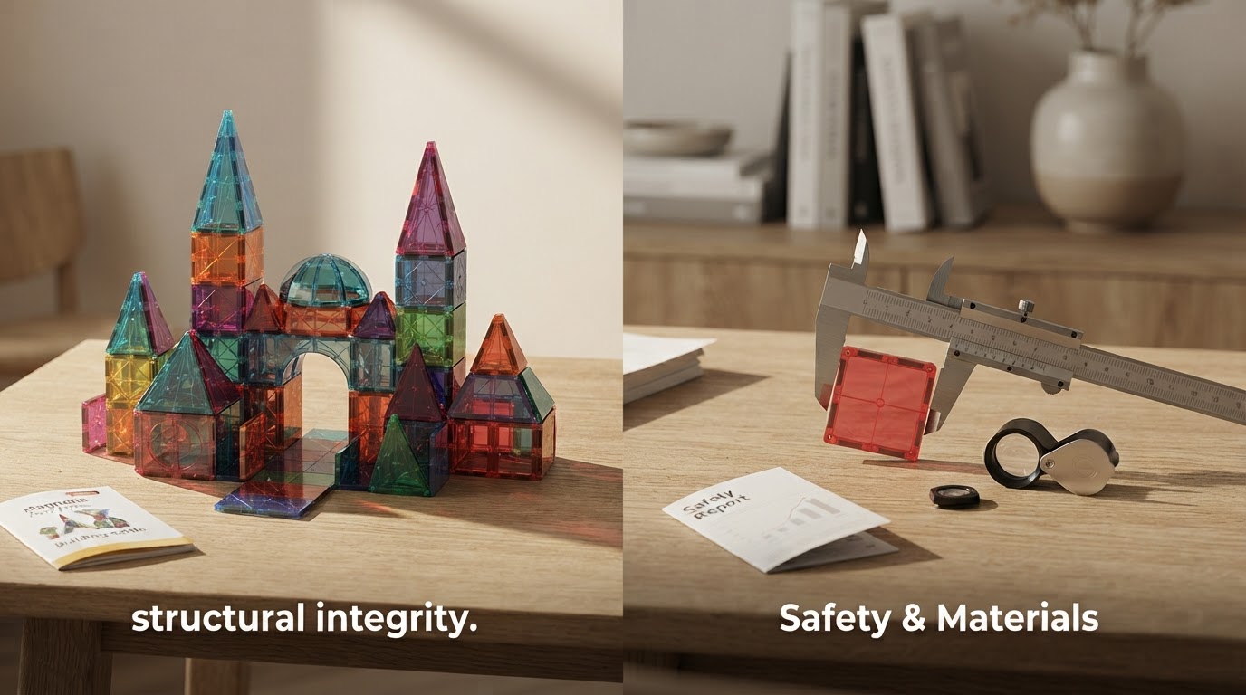 STEM Magnetic Tiles: The 3-Point Structural Test