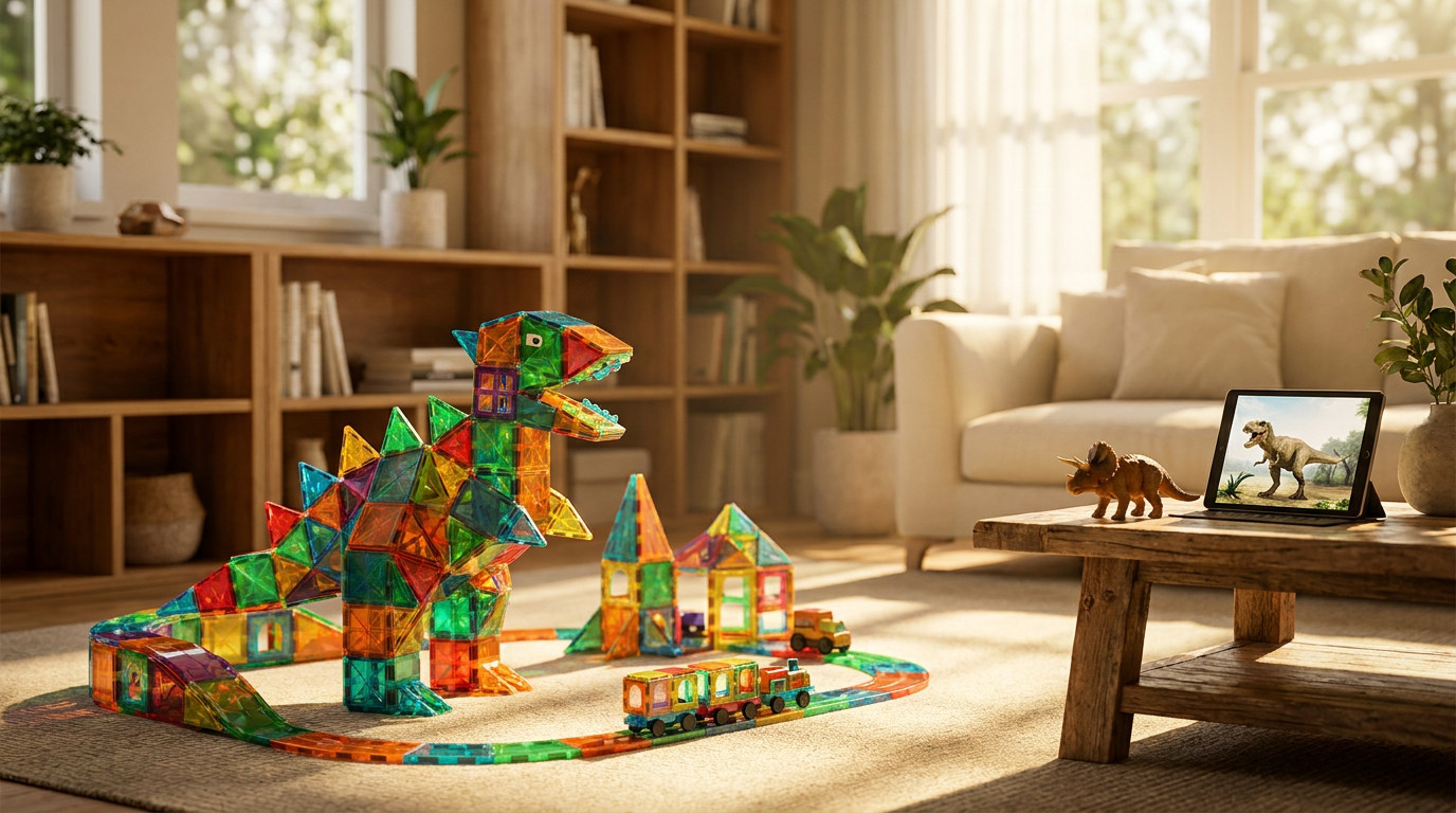 Tile Town Jurassic World Sale vs STEM Magnetic Tiles Value