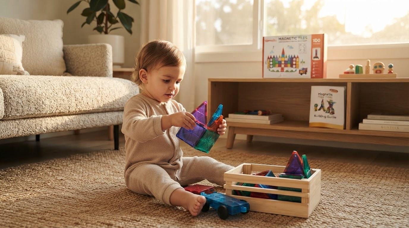 Why choose STEM Magnetic Tiles for toddlers?