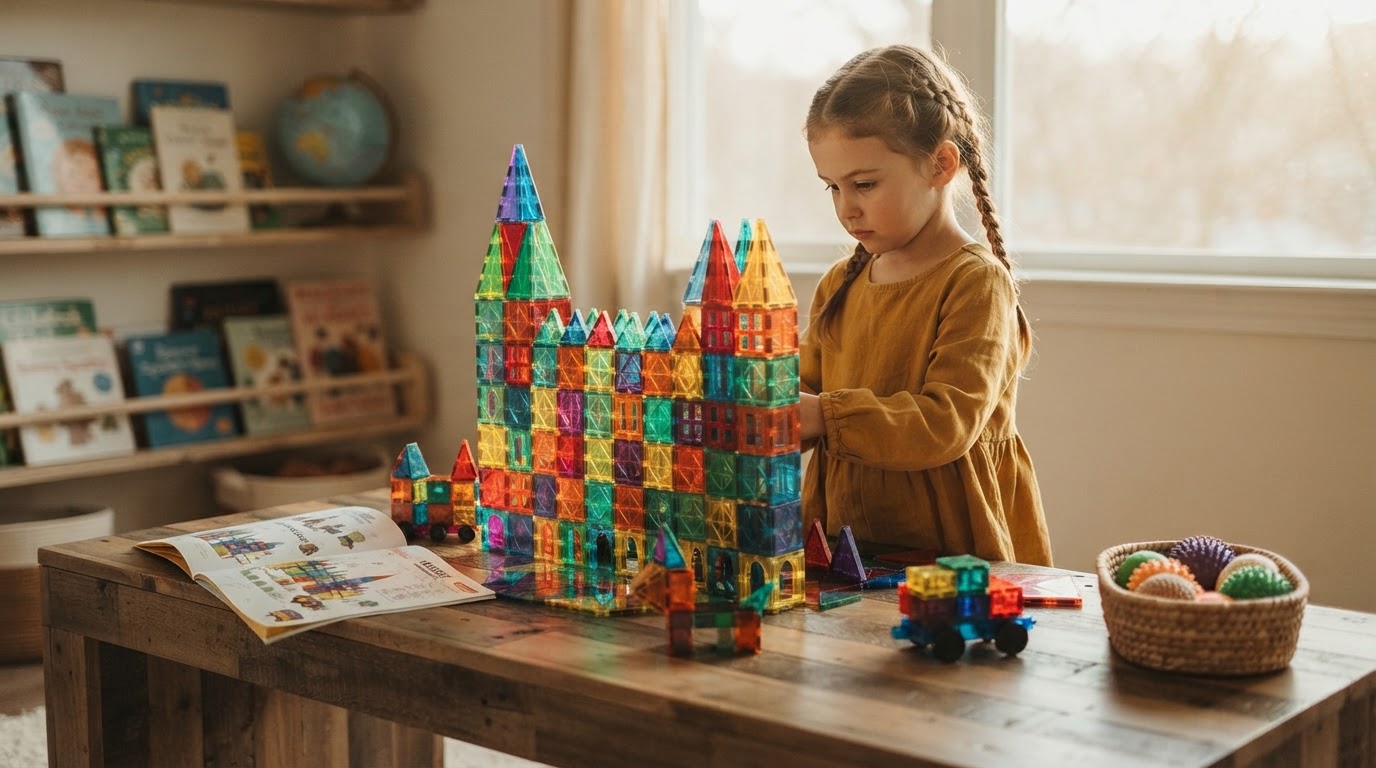 Woot Toy Sale Features STEM Magnetic Tiles and Sensory Kits