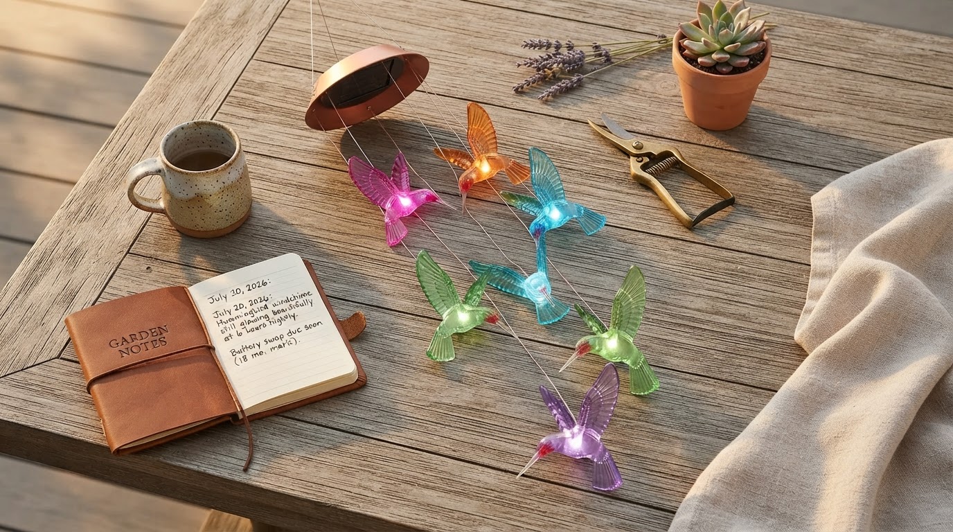 How long do Solar Hummingbird WindChimes last?