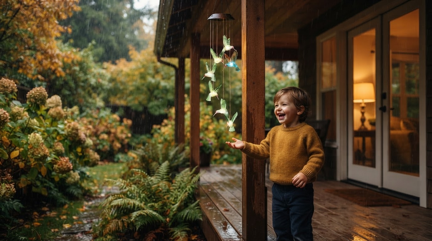 Maintaining Solar Hummingbird WindChimes in Wet Weather
