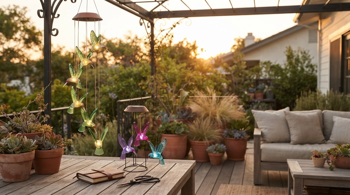 Selecting Solar Hummingbird WindChimes for Women