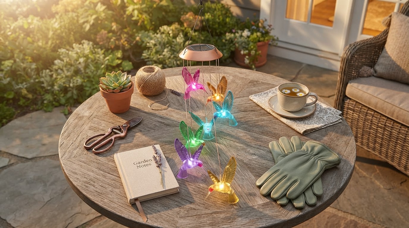 Selecting Solar Hummingbird WindChimes for Garden Gifting