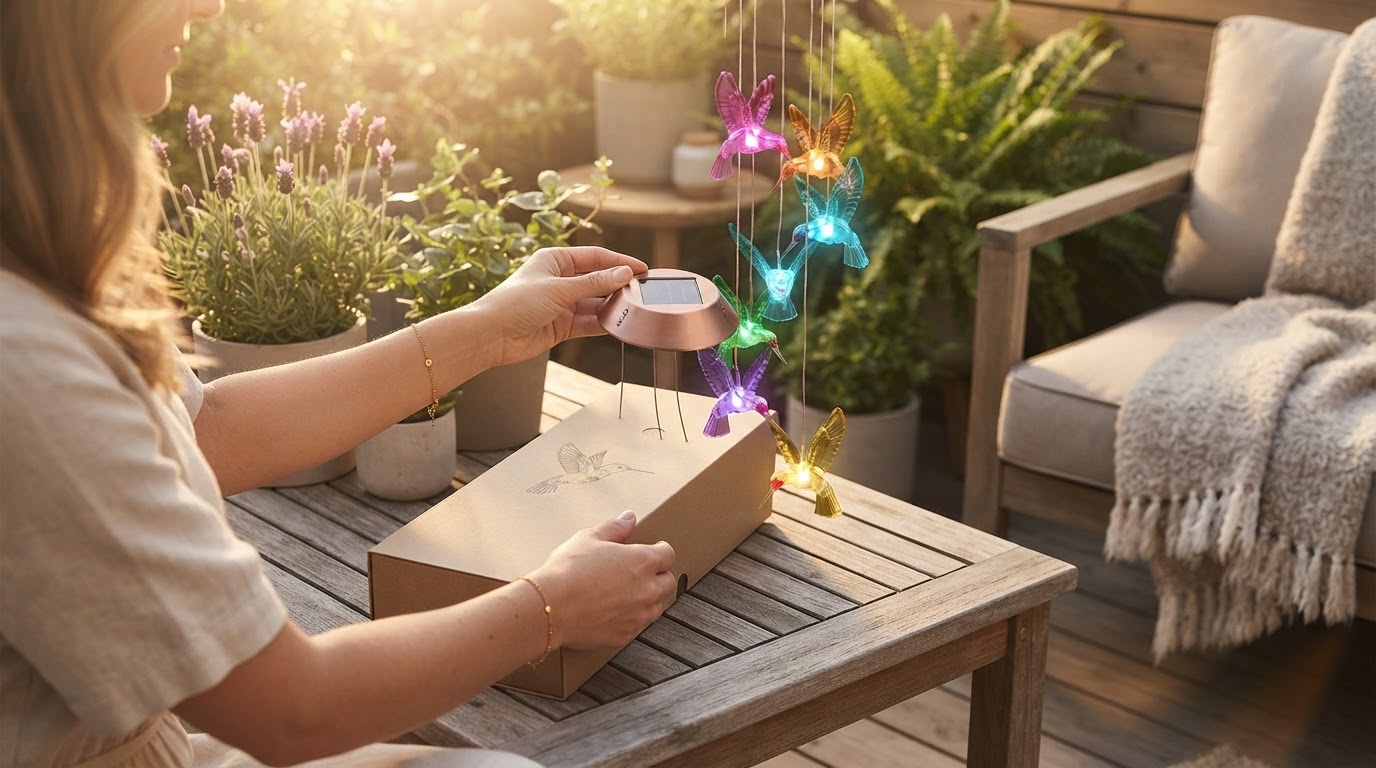 Selecting Solar Hummingbird WindChimes for Garden Gifts