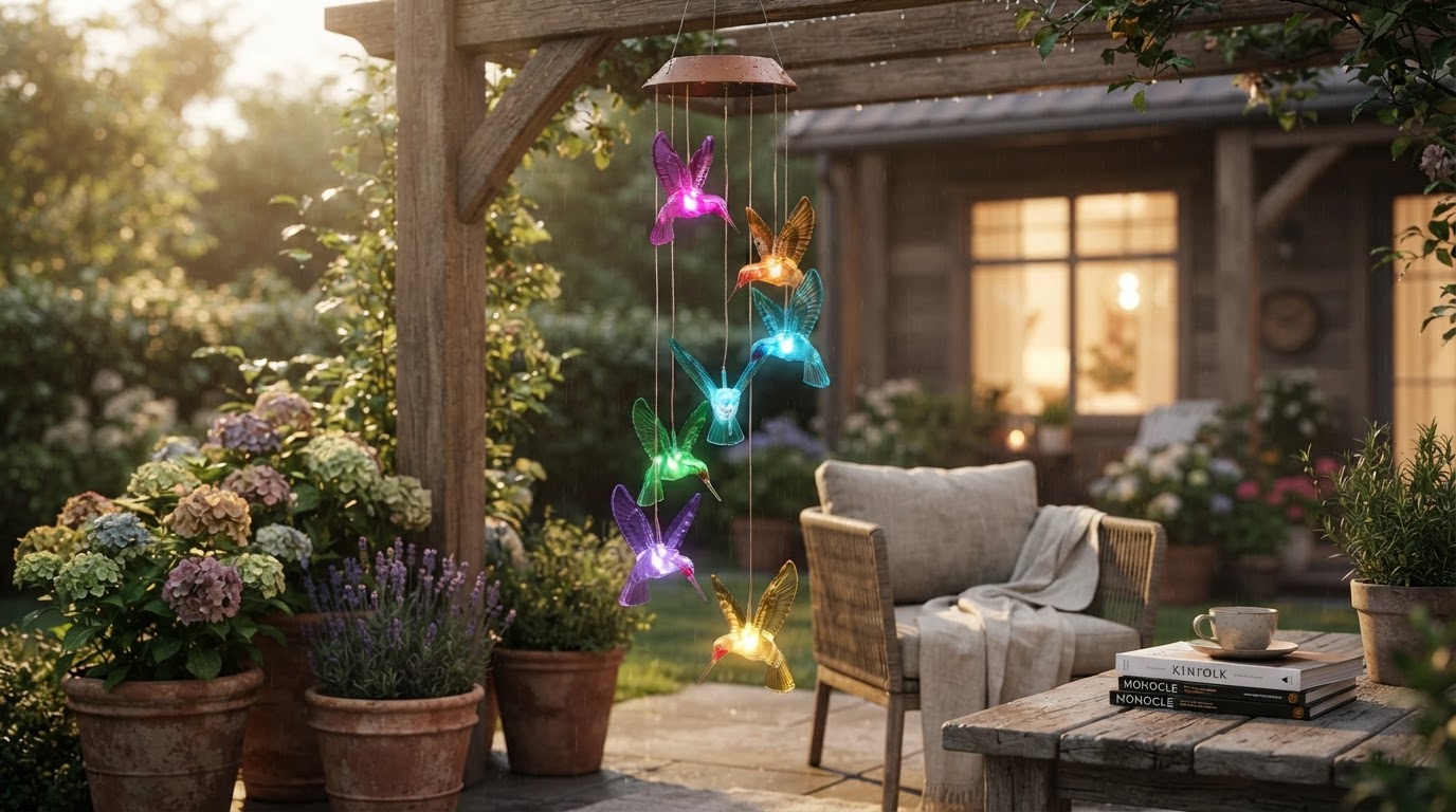 Are Solar Hummingbird WindChimes Waterproof for Gardens?
