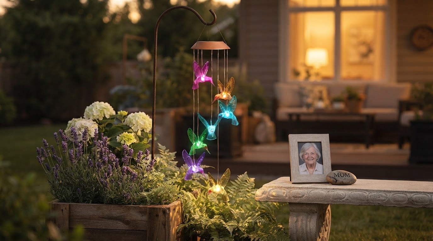 Why Choose Solar Hummingbird WindChimes for Memorials?