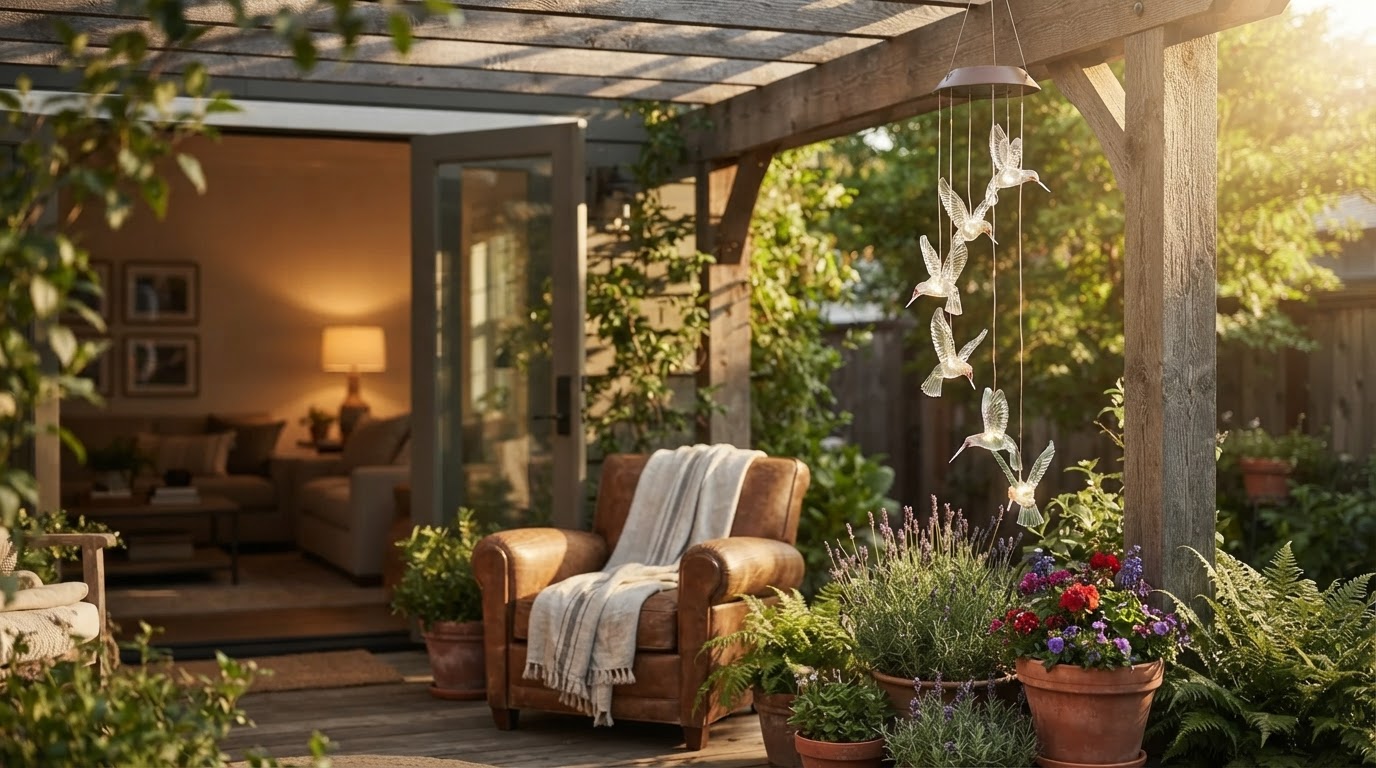 Why choose Solar Hummingbird WindChimes for yard decor?