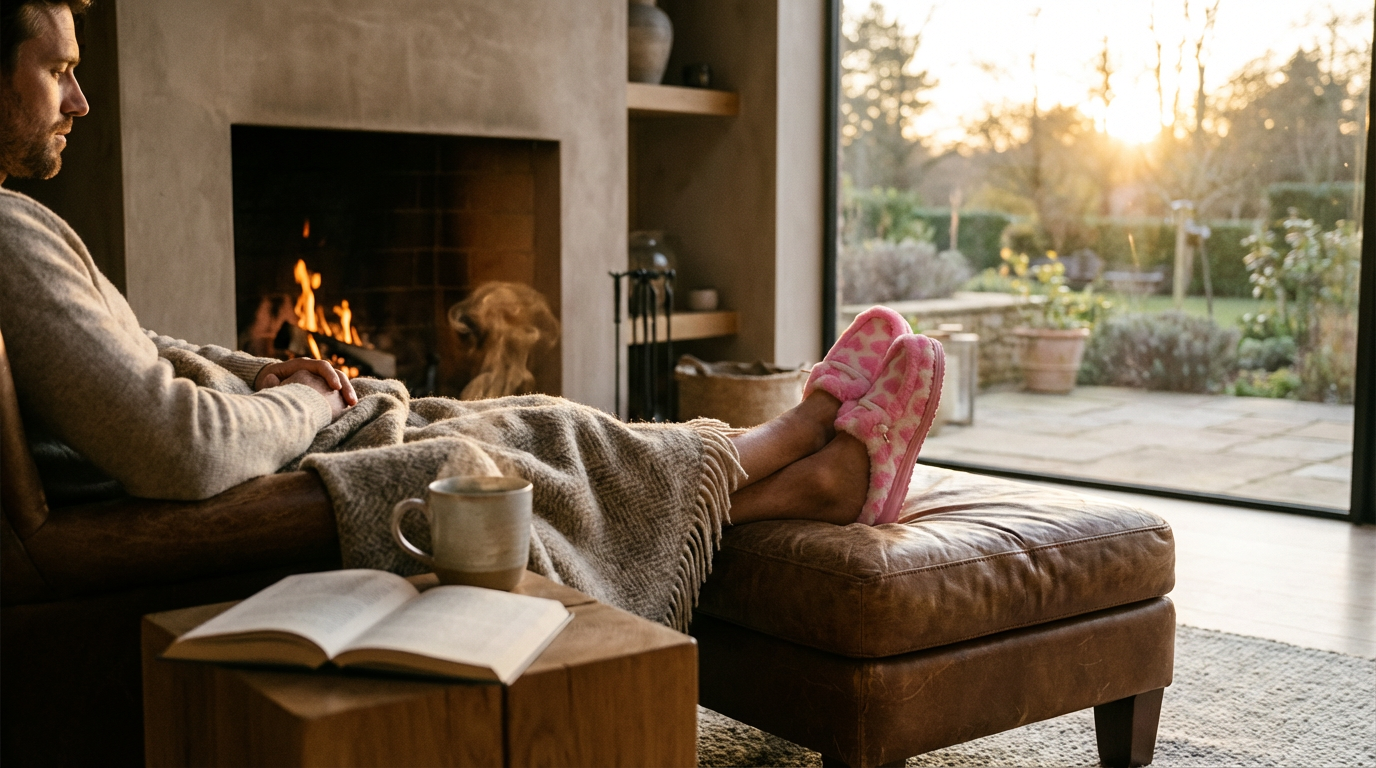 Mens Slippers: The Key to Post-Work Relaxation and Foot Health