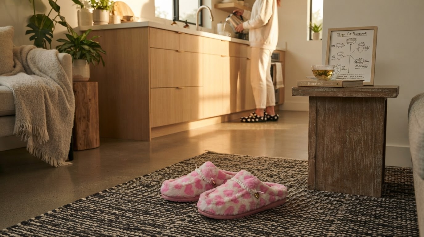 The slipper fit framework I trust for warmer, steadier feet indoors
