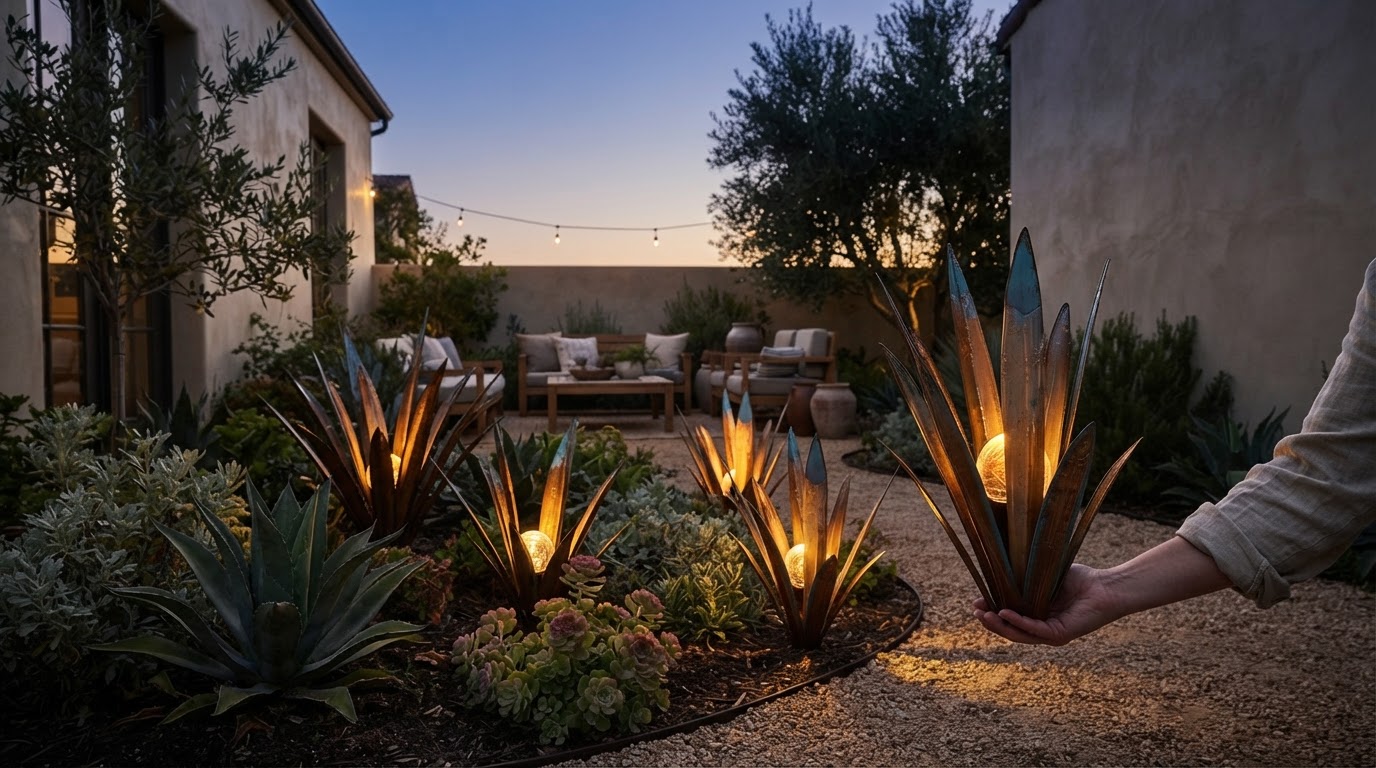 Do Solar Agave Lights Work for Modern Garden Decor?