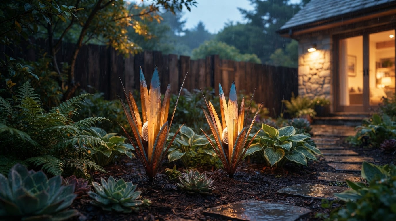 Do Solar Agave Lights resist rust in wet climates?