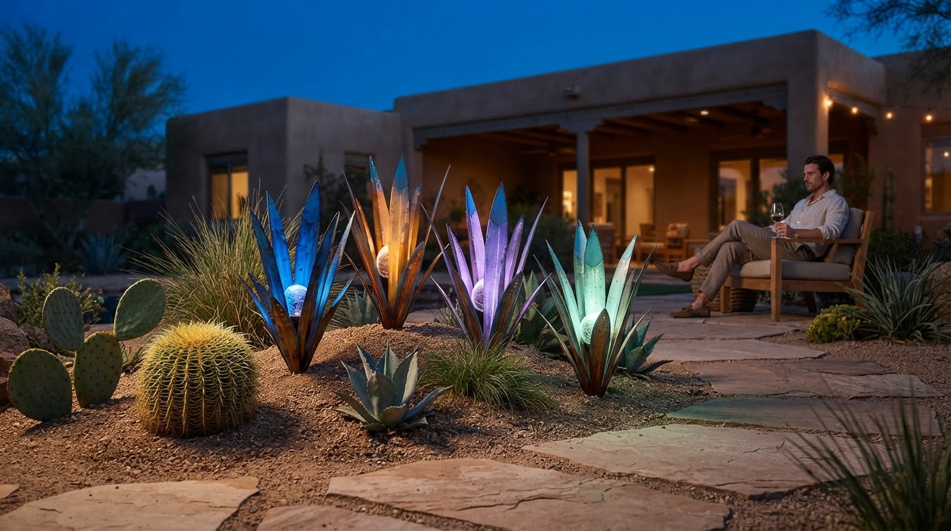 Do Solar Agave Lights Work for Desert Landscaping?
