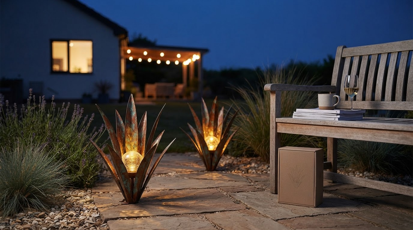 Solar Agave Lights Patio Decor Performance Review