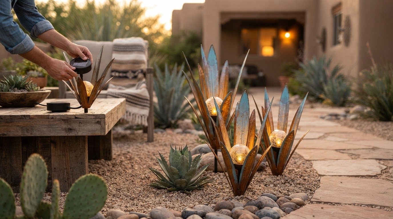 Solar Agave Lights: 4 Performance Checks for Desert Yards