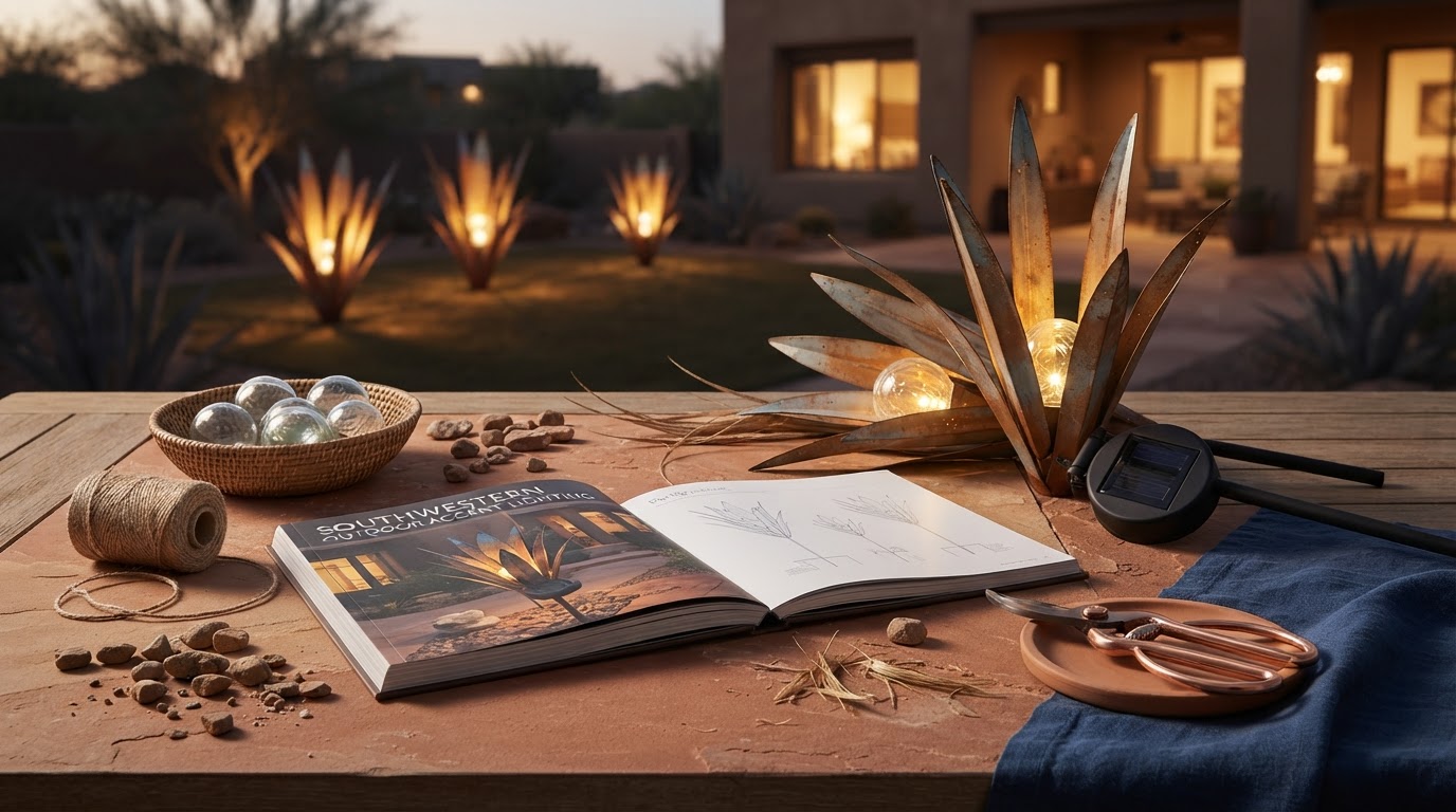 Solar Agave Lights for Southwestern Outdoor Accent Lighting