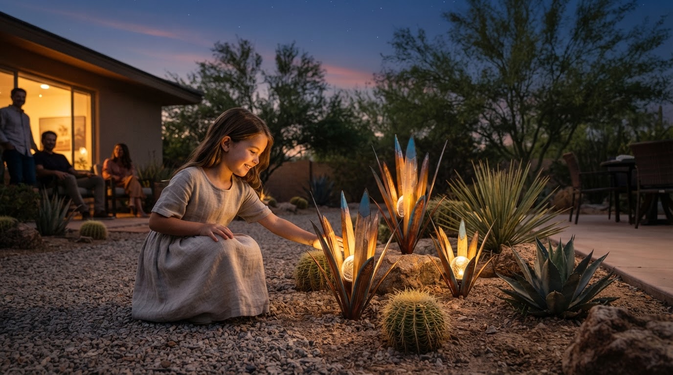 Solar Agave Lights: 4 Steps for Desert Landscaping