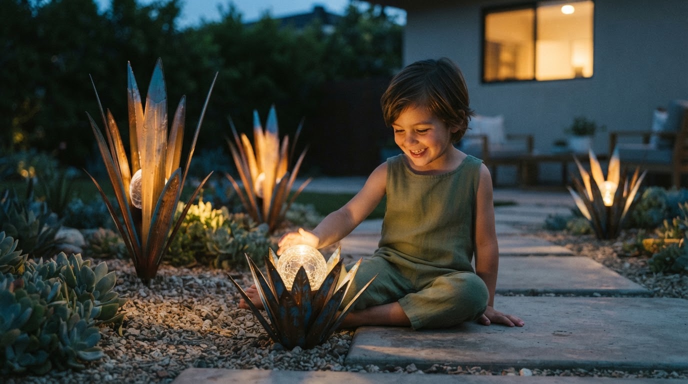 5-Step Setup for Solar Agave Lights Garden Decor