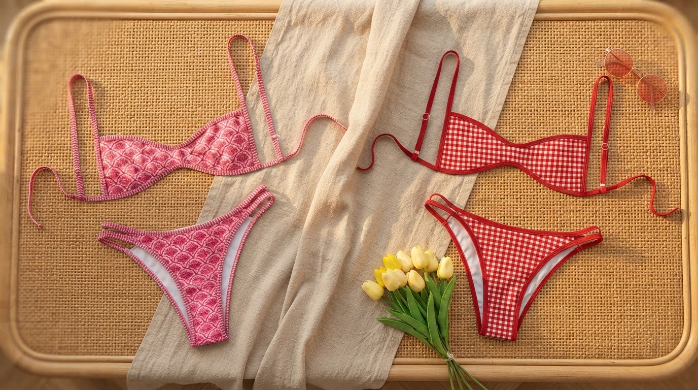 Floral Print Bikini Set: A Vintage Style Comparison