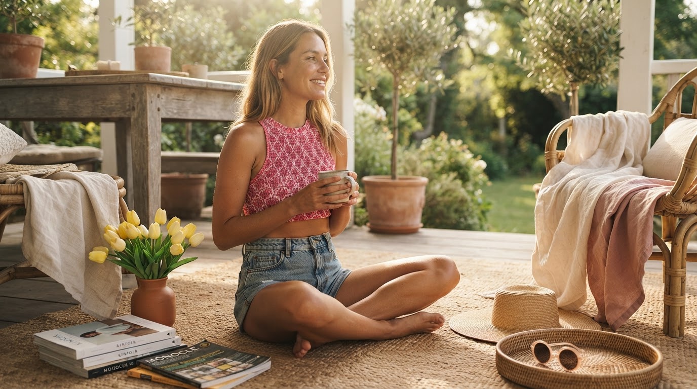 What makes a Floral Print Bikini Set top truly modest?