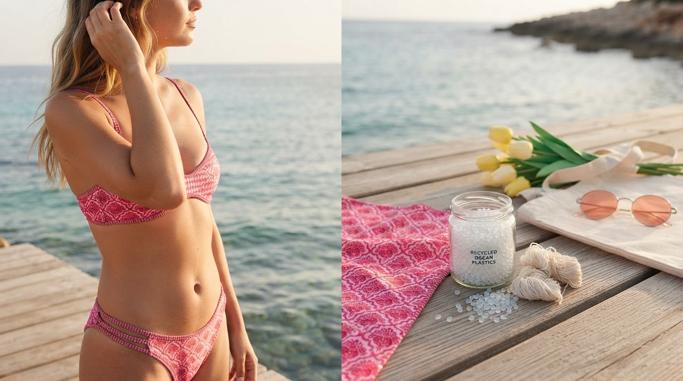 Sustainable Fabrics for Your Floral Print Bikini Set