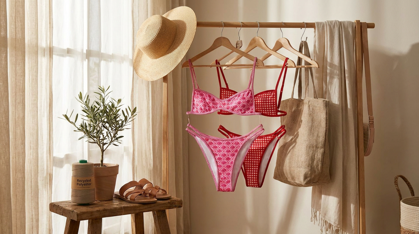 What makes a Floral Print Bikini Set sustainable?