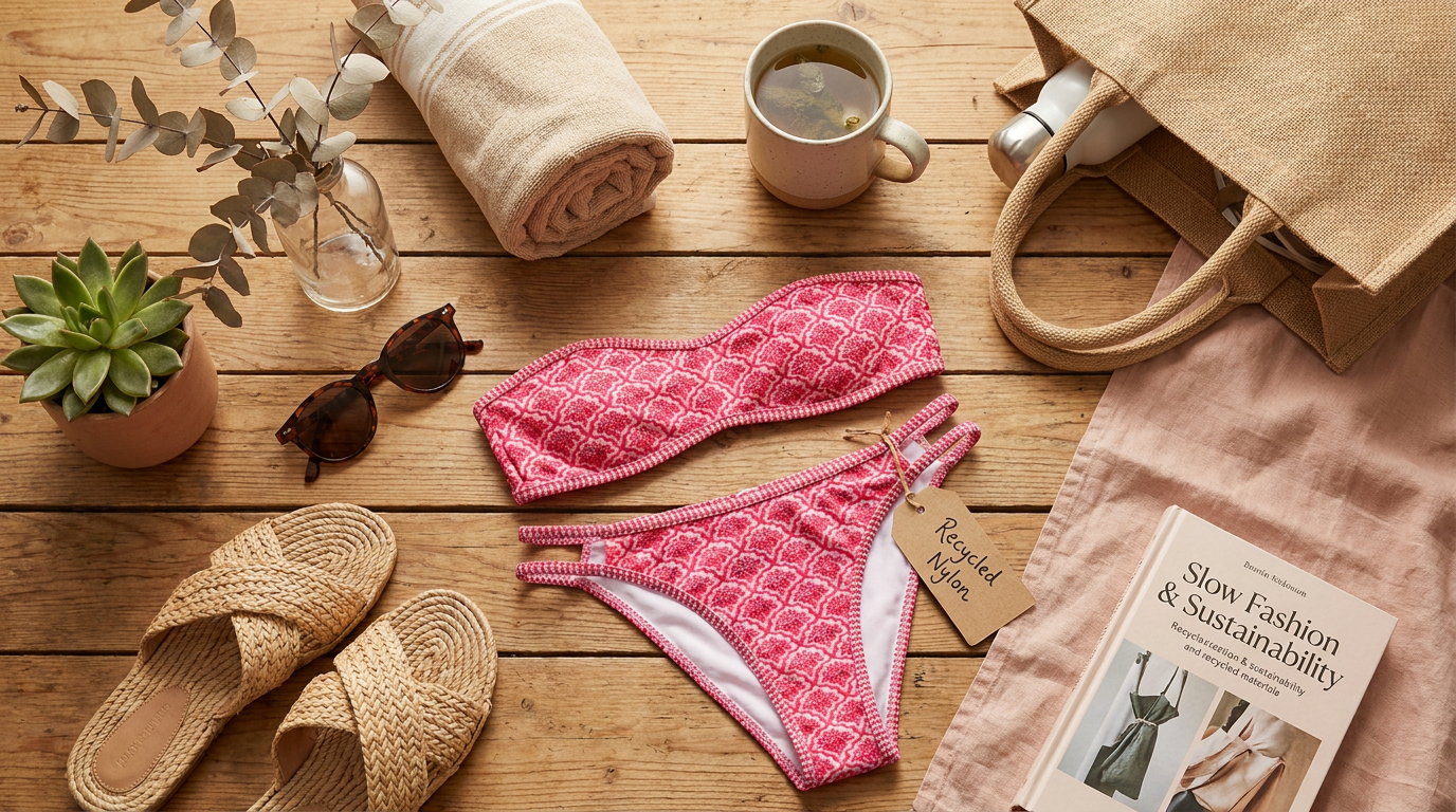 Choosing a Sustainable Floral Print Bikini Set