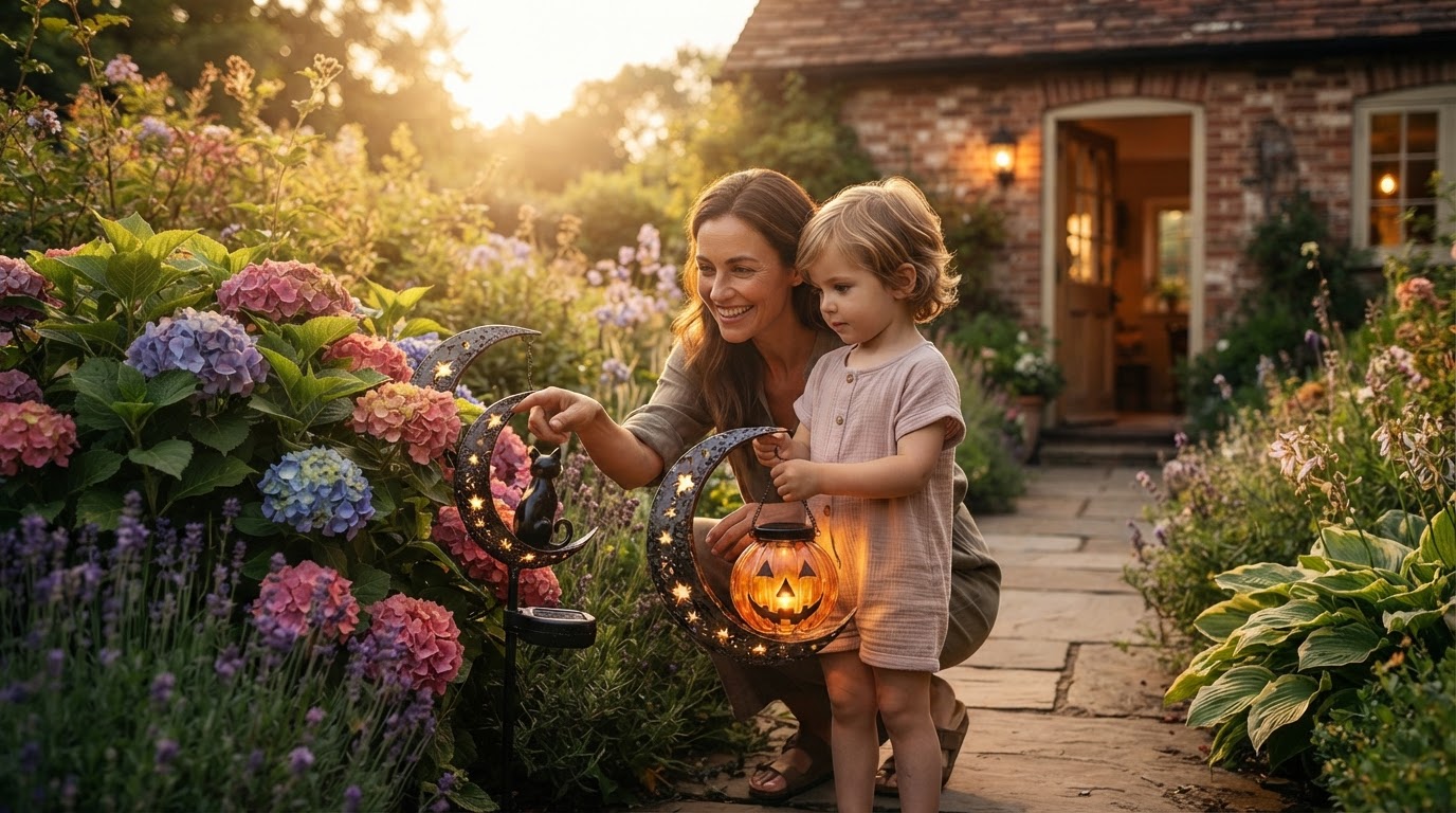 How to Place a Solar Meow Decor Light in a Garden?