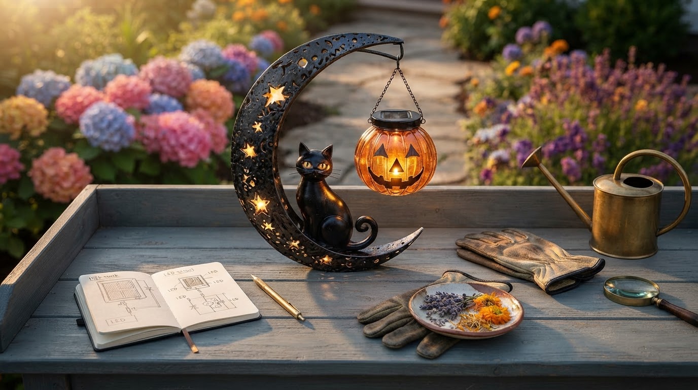 Optimizing Gardens with Solar Meow Decor Light Technology