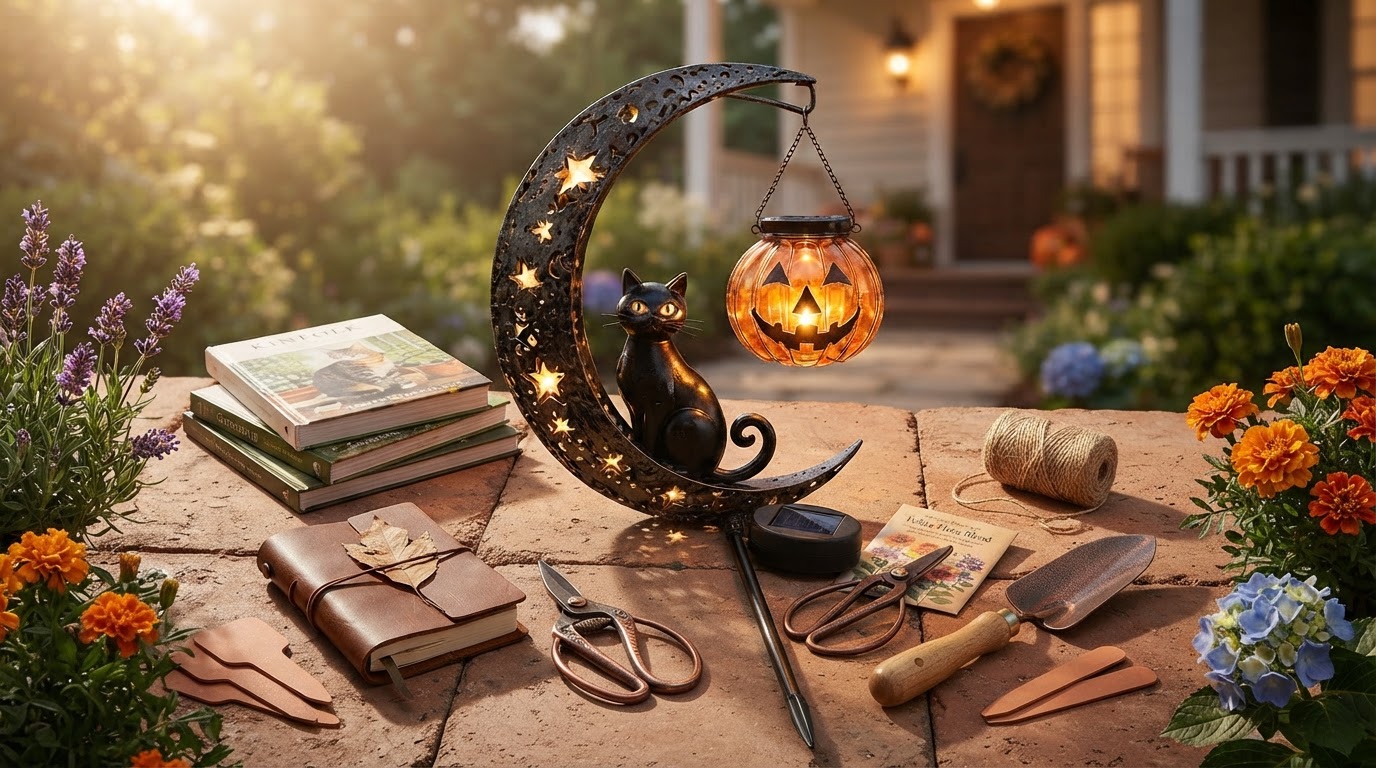 Solar Meow Decor Light Integration for Garden Landscapes