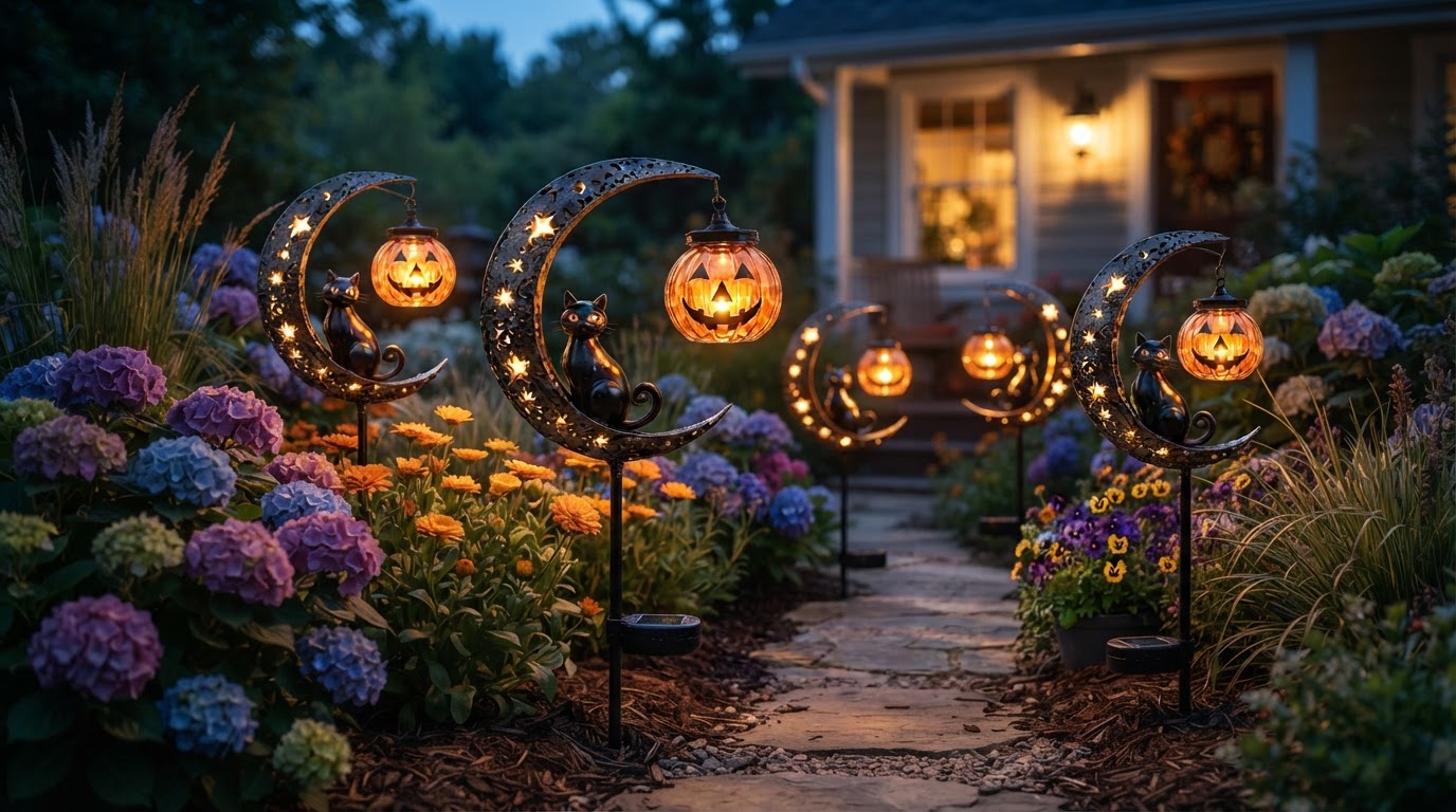 How do Solar Meow Decor Lights perform in yards?
