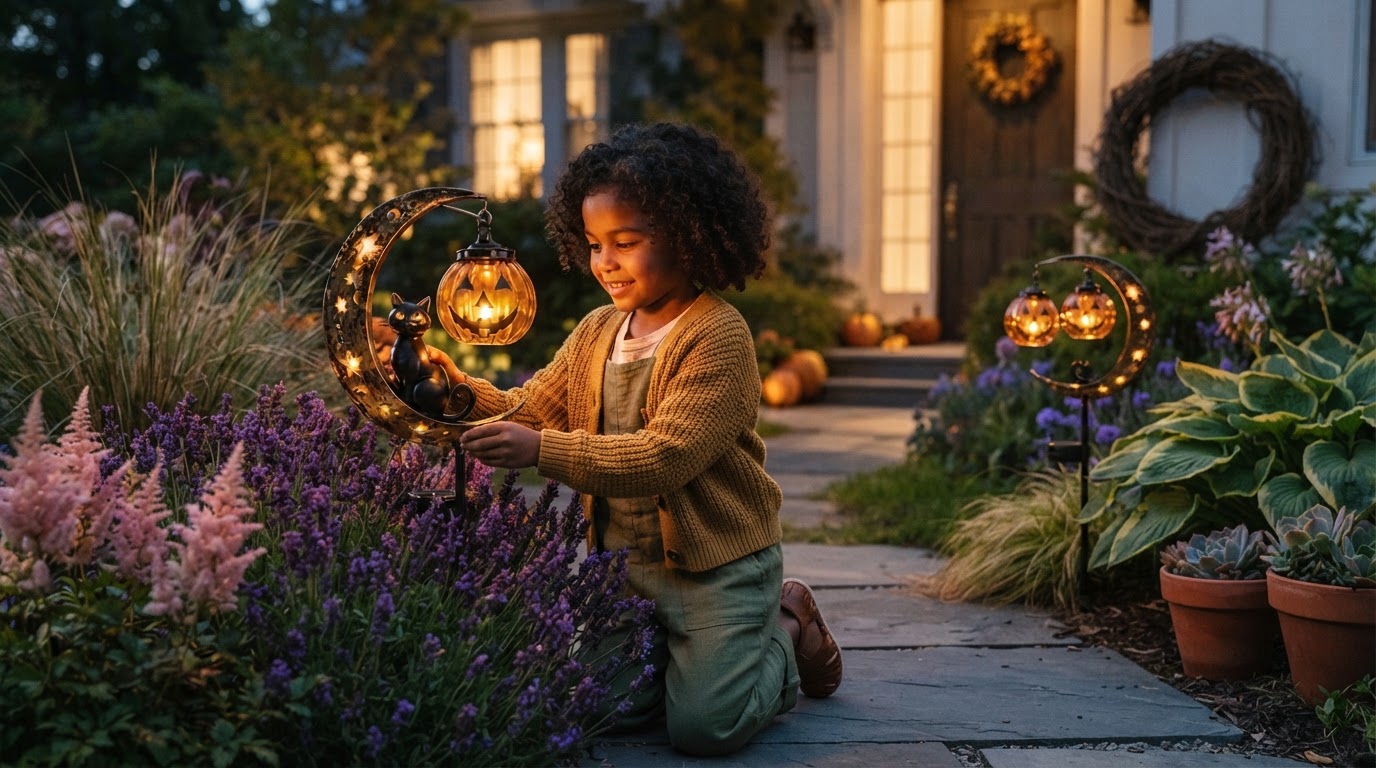 Solar Meow Decor Light Placement for Modern Garden Paths