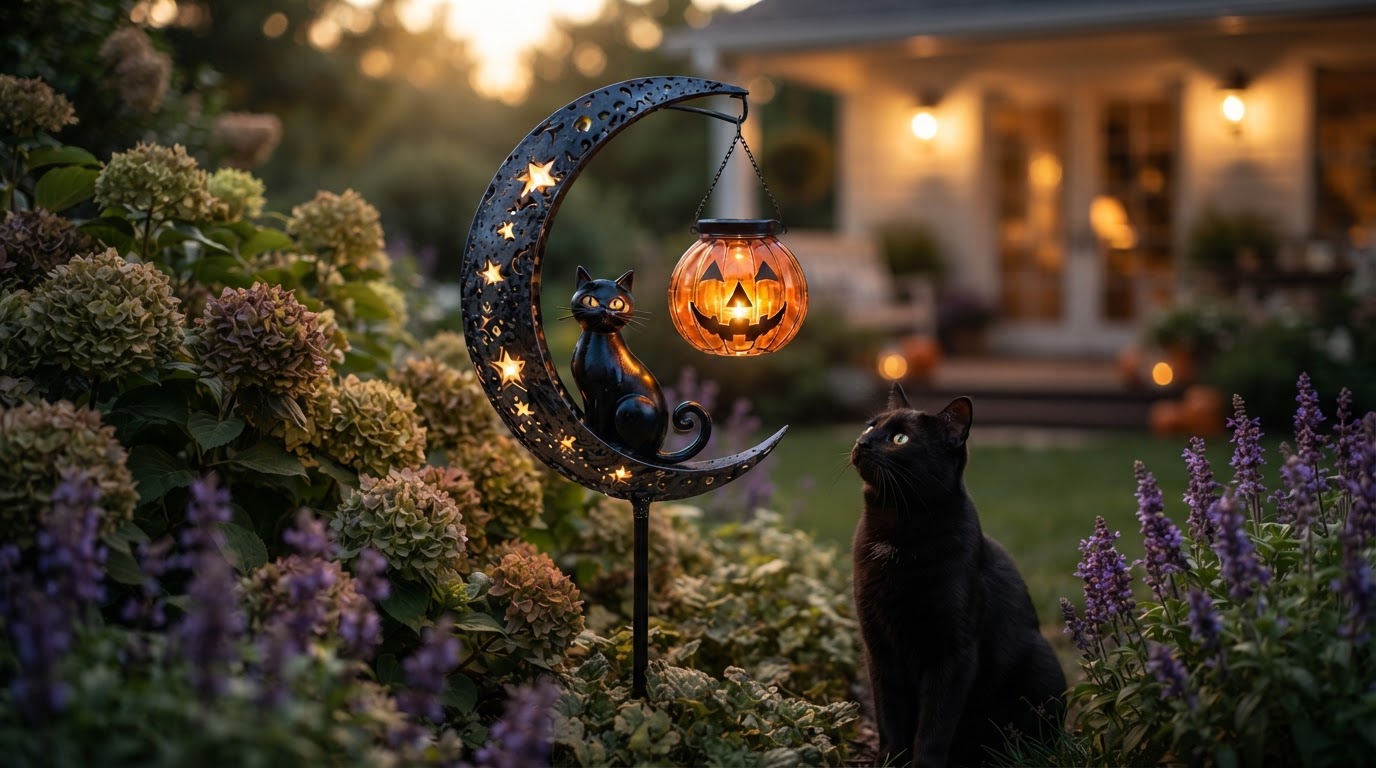 Why choose Solar Meow Decor Light for cat silhouettes?