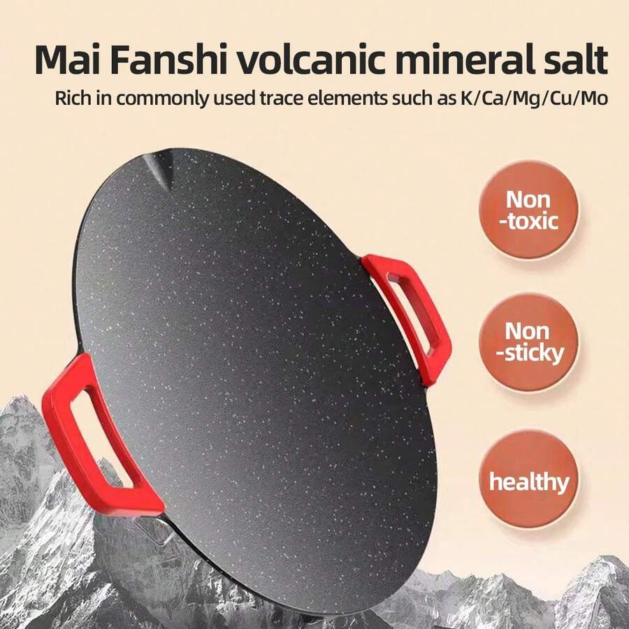Close-up of the non-stick surface