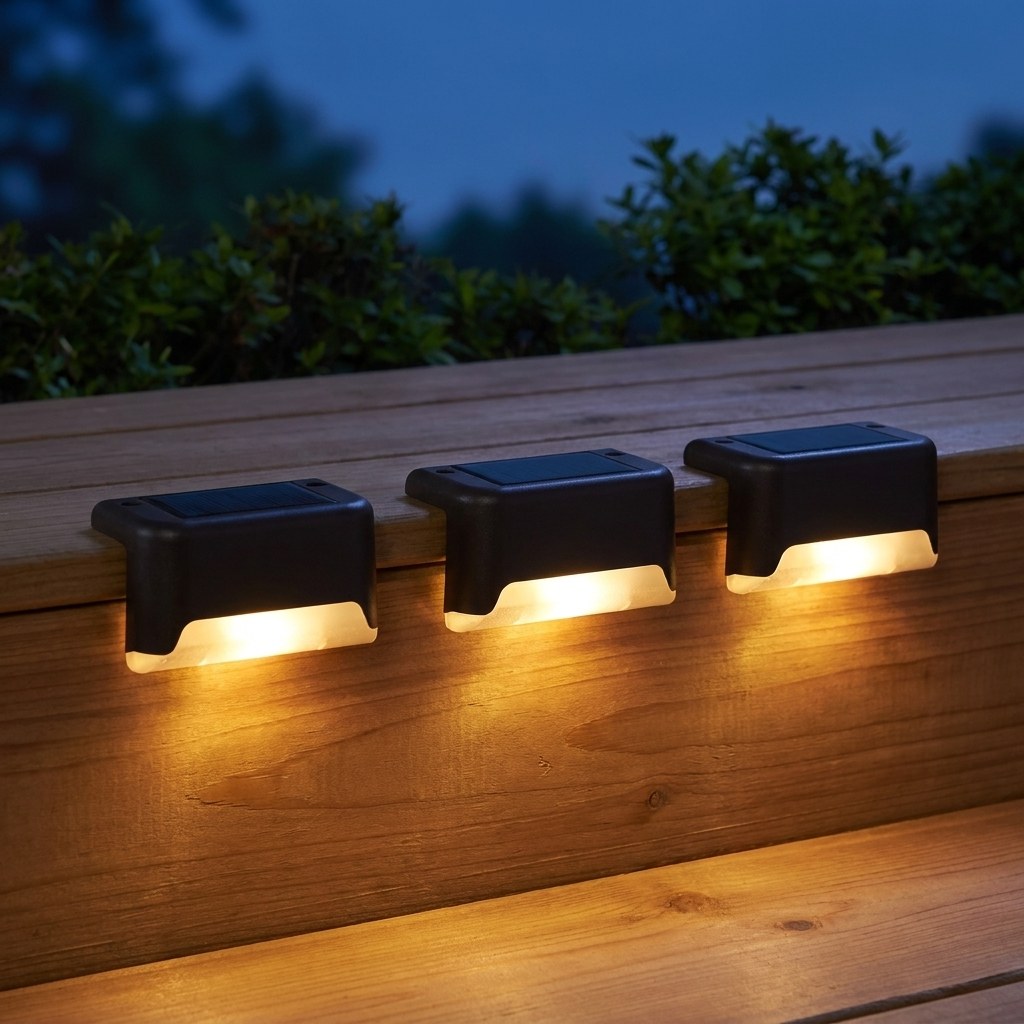 Solar Powered Deck Lights
