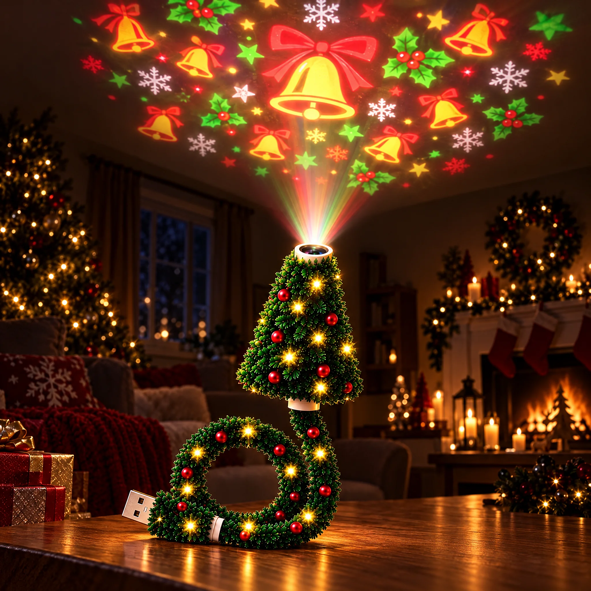 Bells projection scene