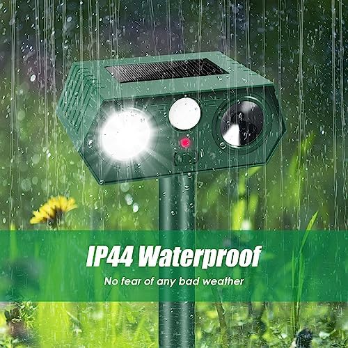Outdoor waterproof animal deterrent detail