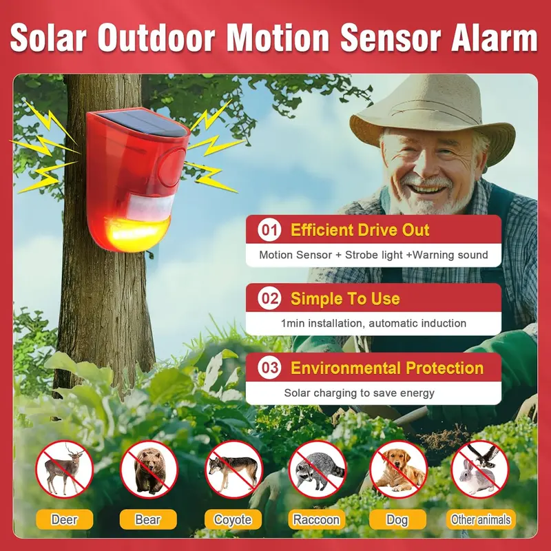 Motion alarm side detail