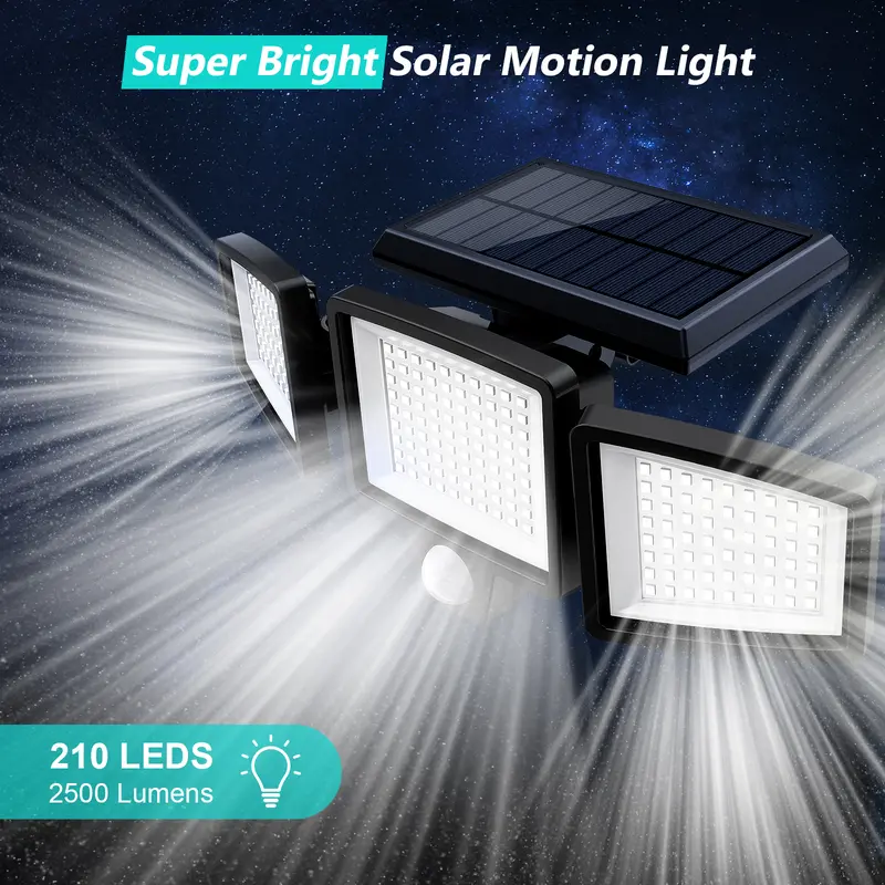 Solar outdoor light detail