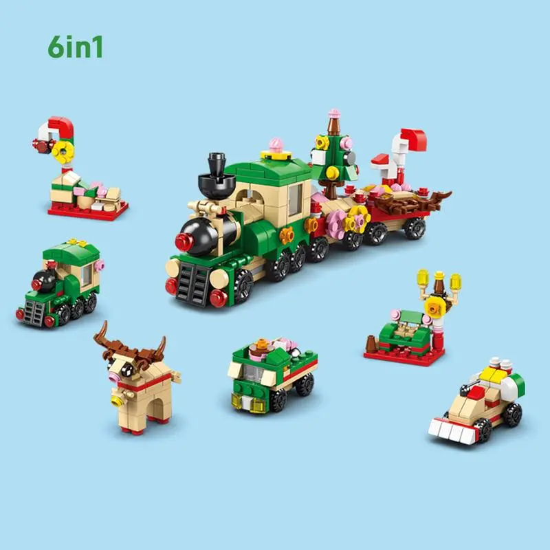 Christmas countdown block pieces