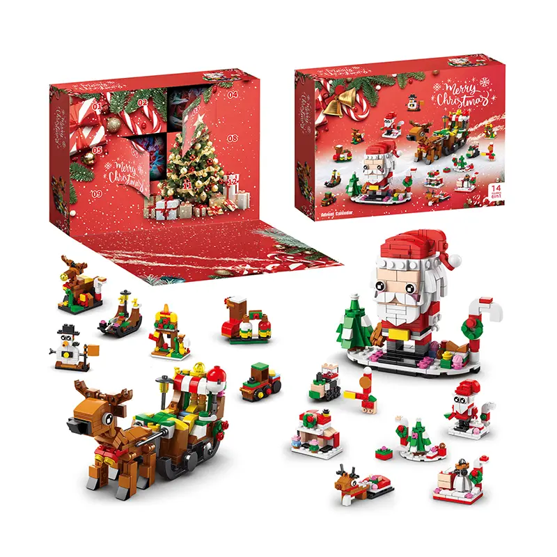 Holiday building countdown set