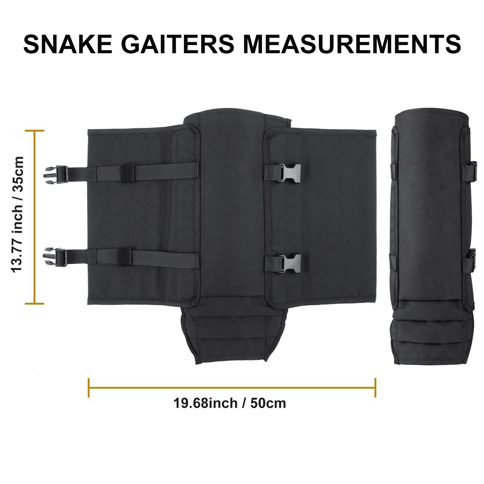 Gaiters front view