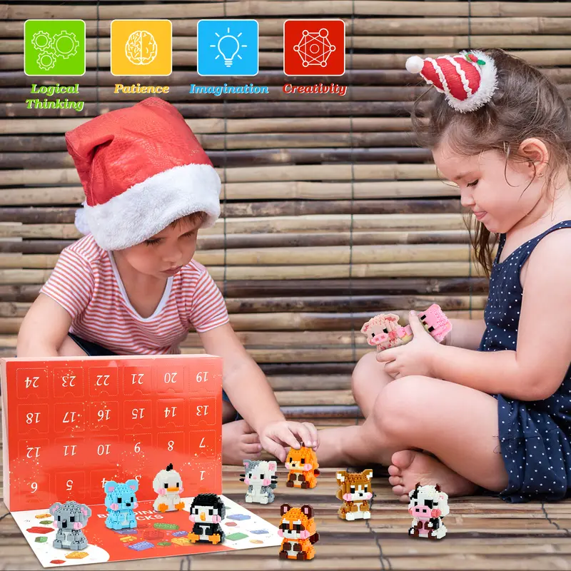 24 day Christmas building calendar image
