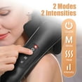 Massager being used on legs