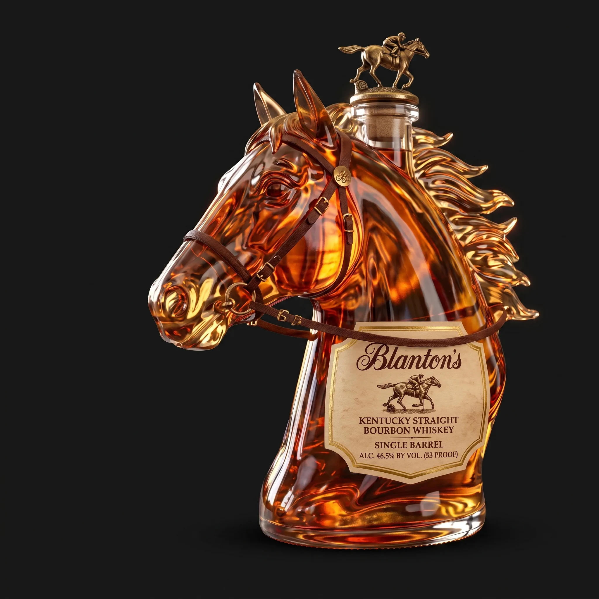 Horse Head Whiskey Decanter
