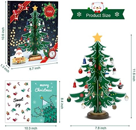 Christmas advent calendar front view