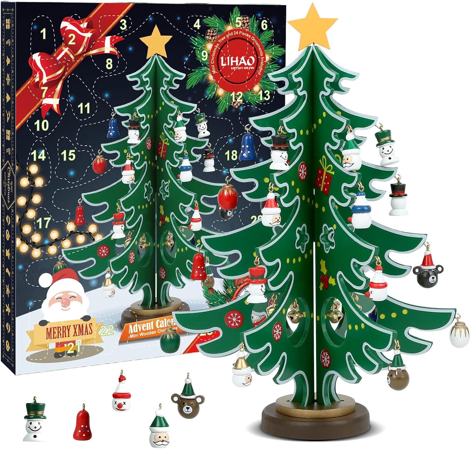 Reusable wooden holiday decor
