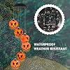 Pumpkin wind chime front view